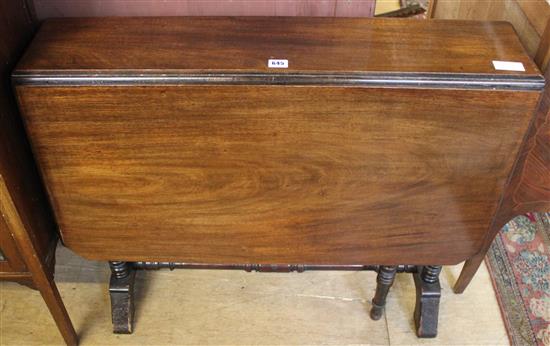 Mahogany drop leaf table